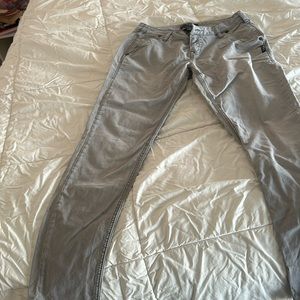 Silver chino pants